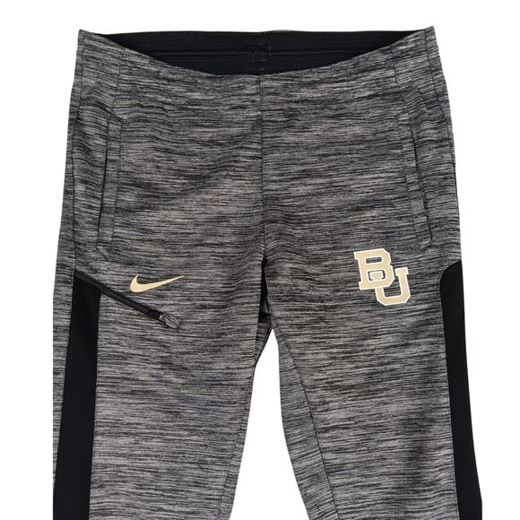 Nike Dri-Fit Joggers Mens M 35X29 Tiger Gray Baylor University Performance - Picture 1 of 13